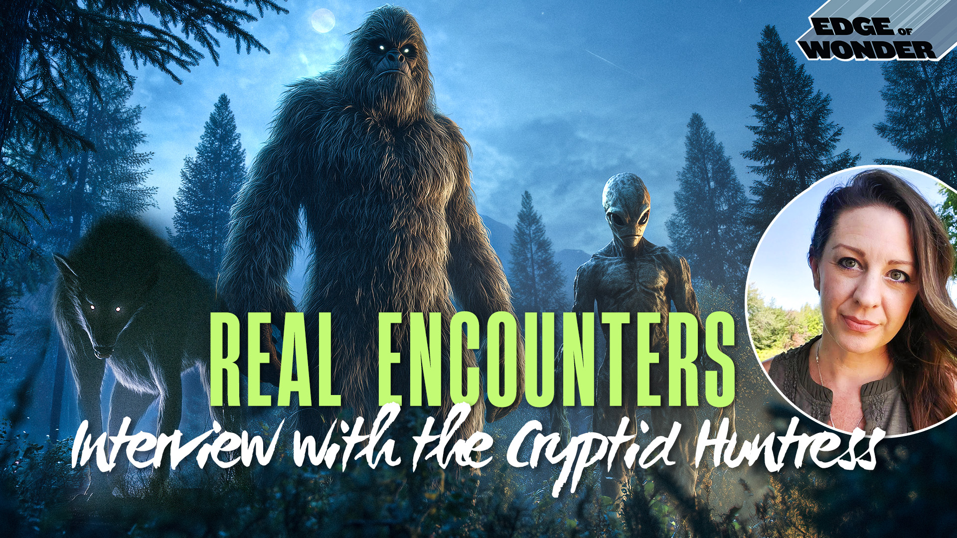 Real Encounters With Bigfoot, Dogman, & Remote Viewing: Interview With The Cryptid Huntress