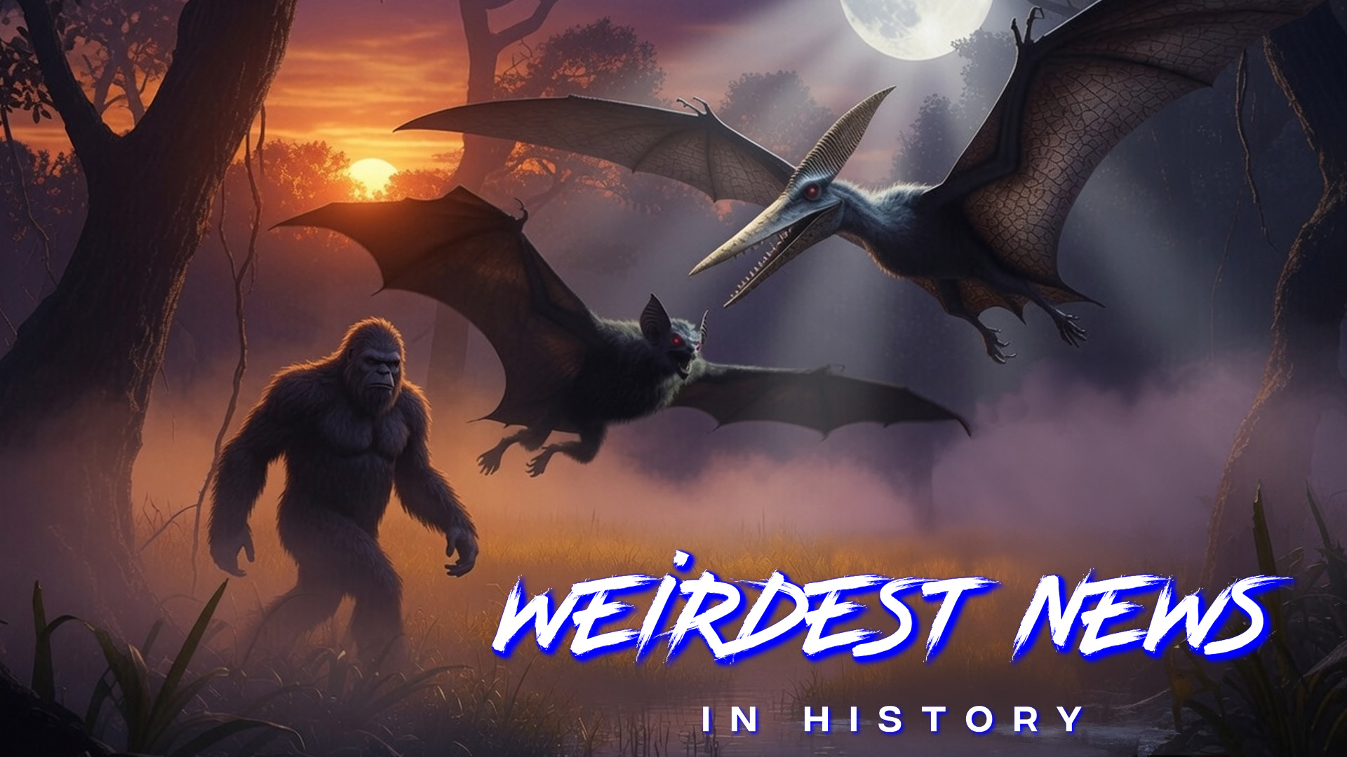 Rare Cryptids: Flying Reptiles, Large Bats, Small Humanoid Bigfoot